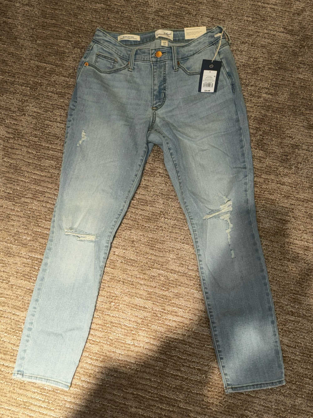 Target Light Blue Distressed Women's Jeans
